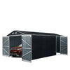 10’ x 20’ Metal Garage Shed, Double Front & Side Doors, 185 Sq-Ft, 7’8" Peak TMG-MS1020A
