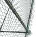 TMG Industrial 10’ x 20’ Wire Mesh Chicken Run Shelter Coop, Galvanized Steel, 200 Sq-Ft, Lockable Gate, PVC Coated Mesh, TMG-CRS1020
