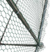 TMG Industrial 10’ x 60’ Wire Mesh Chicken Run Shelter Coop, Galvanized Steel, 600 Sq-Ft, Lockable Gate, PVC Coated Mesh, TMG-CRS1060