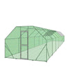 Large Chicken Coop Run Shelter, 10' x 60', Lockable Gate, 600 Sq. Ft, TMG-CRS1060