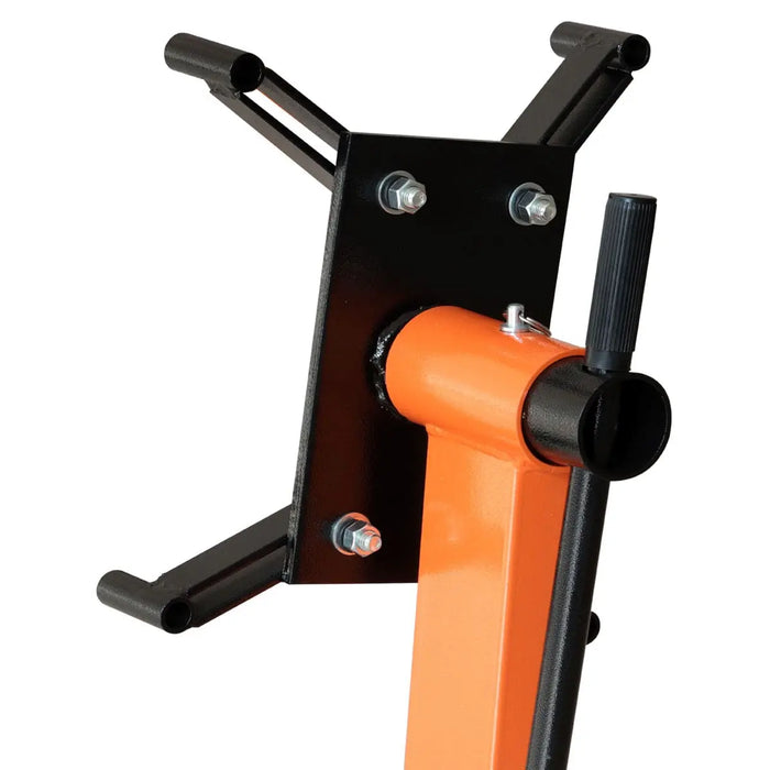 TMG Industrial 1000-lb Rotating Engine Stand, 4 Adjustable Arms, 360° Rotation, Fixed & Swivel Casters, TMG-AES10