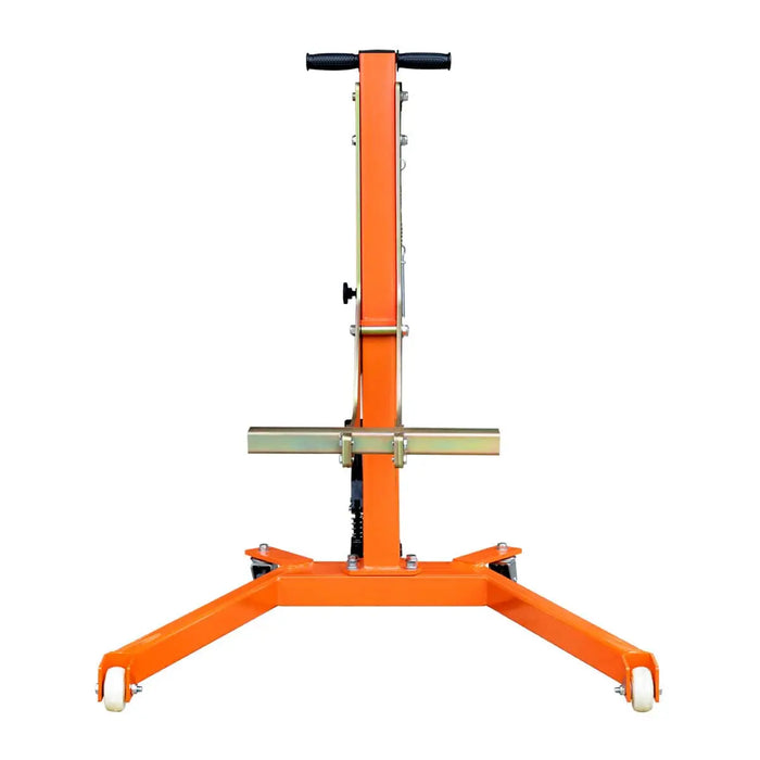 TMG Industrial 1100-lb Mobile Motorcycle Lift, 18” Max. Lift Height, Wide Base Platform, Foot Pedal Operation, Hydraulic Pump, TMG-ALM50