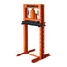 TMG Industrial 12 Ton Capacity Hydraulic Shop Press, H-Frame, Hand Crank Bottle Jack Pressing, 8 Bed Height Positions, TMG-ASP12