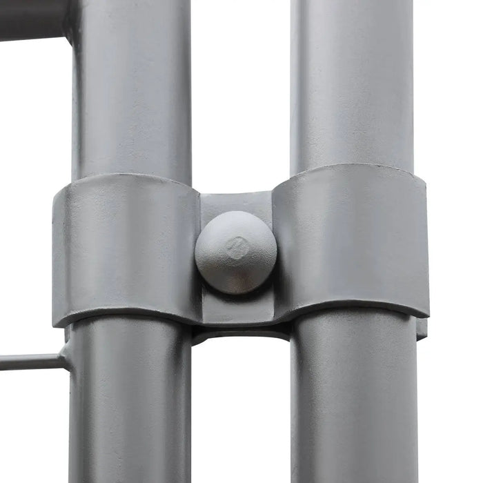 TMG Industrial 12’ x 12’ Galvanized Dog Kennel, Easy Assembly, Weather-Resistant, TMG-DCP12