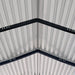 TMG Industrial 12’ x 20’ Metal Shed Carport with 8’ Open Sidewalls, TMG-MSC1220