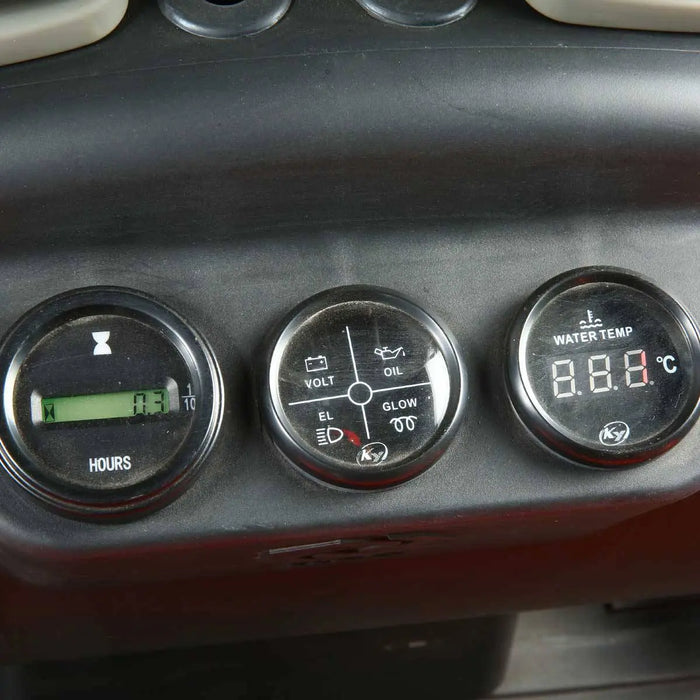 TMG Industrial 1200 KG Mini Compact Excavator, 14 HP Kubota Diesel, KDK Pump, Eaton Motor, Zero Tail Overhang, Adjustable Chassis Width, TMG-MVE12