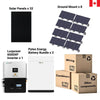12800w Ground Mount, Pytes Battery 48 V/400A Off-Grid Solar Kit, Luxpower 6000 XP Inverter, TMG-SP9333