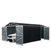 13’ x 20’ Metal Garage Shed, Double Front & Side Doors, 240 Sq-Ft, 7’9" Peak, TMG-MS1320A