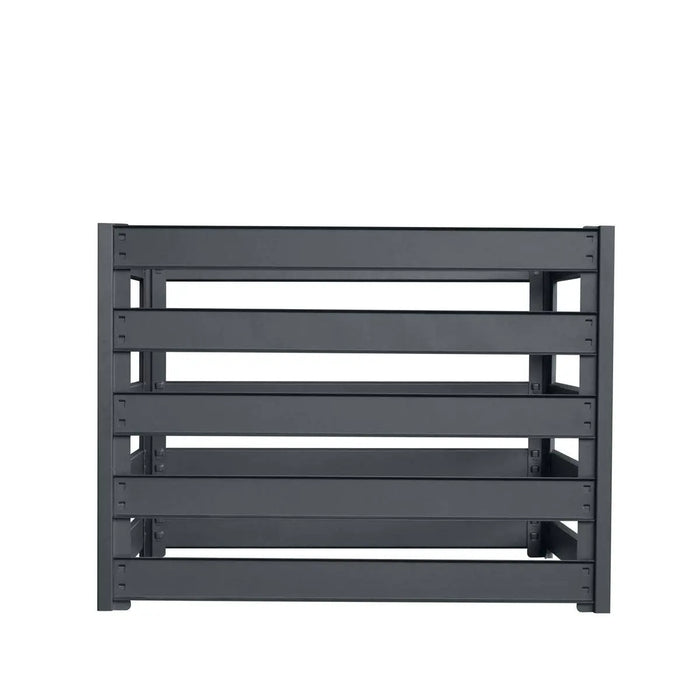 TMG Industrial 160 Gallon Slatted Metal Composter, Galvanized/Powder Coated, TMG-MCP37