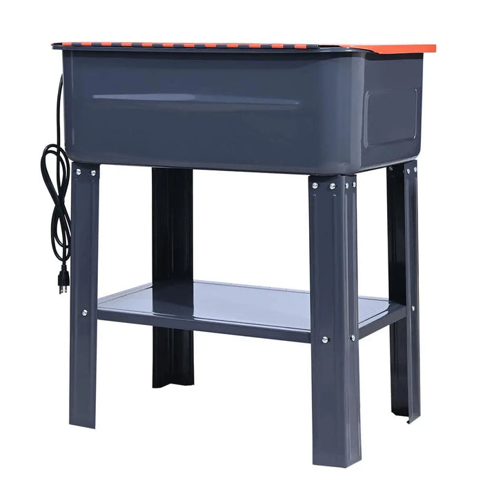 TMG Industrial 20 Gallon Parts Washer, 5’ Power Cord, 120V Pump, 4 GPM Flow, TMG-APW20