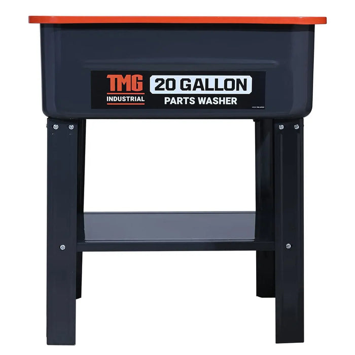 TMG Industrial 20 Gallon Parts Washer, 5’ Power Cord, 120V Pump, 4 GPM Flow, TMG-APW20