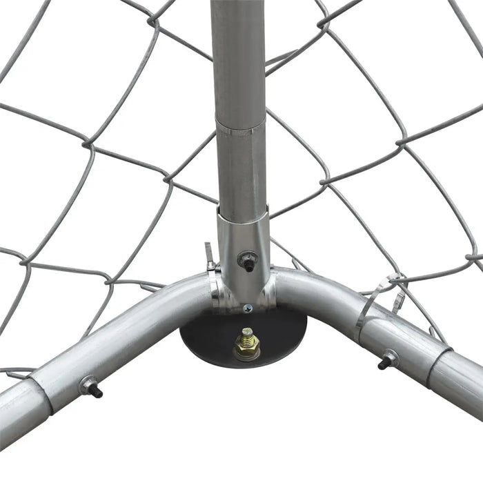 TMG Industrial 20’ x 20’ Outdoor Dog Kennel Playpen, Outdoor Dog Runner, Pet Exercise House, Lockable Gate, 6’ Chain-Link Fence, TMG-DCP2020