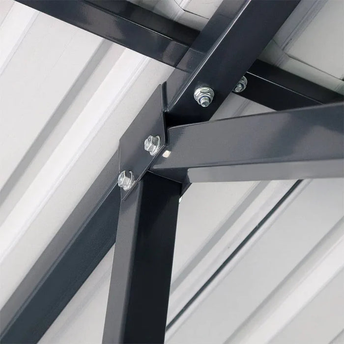 20' x 30' Metal Garage Shed, 11'10" Large Front Door, Side Entry, Window and 13' Peak Height, TMG-MS2030-D1 TMG Industrial CA