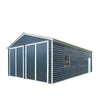 20’ x 30’ Metal Garage Shed, 9' High Double Front Doors, 13’ Peak, 600 Sq-Ft TMG-MS2030