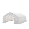 20' x 30' Straight Wall Peak Ceiling Storage Shelter with Heavy Duty 17 oz PVC Cover & Drive Through Door, TMG-ST2031V (Previously ST2030V)