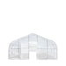 TMG Industrial 20’ x 50’ Tunnel Greenhouse Grow Tent w/12 Mil Ripstop Leno Mesh Cover, Cold Frame, Roll-up Windows, Peak Ceiling Roof, TMG-GH2050