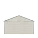 TMG Industrial 21’ x 19’ Double Garage Metal Shed with Side Entry Door, 400 Sq-Ft, 8' Eave Height, 27 GA Corrugated Panels, TMG-MS2119