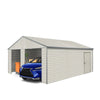21’ x 19’ Double Garage Metal Shed (Discontinued – Replaced by TMG-MS2020, 2030)
