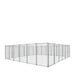 TMG Industrial 24’ x 24’ Galvanized Dog Kennel, Easy Assembly, Weather-Resistant, TMG-DCP24