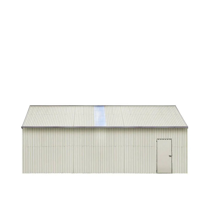 TMG Industrial 25’ x 41’ Double Garage Metal Barn Shed with Side Entry Door, 1025 Sq-Ft Floor Space, 9’8” Eave Height, 27 GA Metal, Skylights, 4/12 Roof Pitch, TMG-MS2541 (Discontinued)