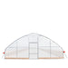 TMG Industrial 25’ x 80’ Tunnel Greenhouse Grow Tent w/6 Mil Clear EVA Plastic Film, Cold Frame, Hand Crank Roll-Up Sides, Peak Ceiling Roof, TMG-GH2580