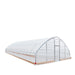 TMG Industrial 25’ x 80’ Tunnel Greenhouse Grow Tent w/6 Mil Clear EVA Plastic Film, Cold Frame, Hand Crank Roll-Up Sides, Peak Ceiling Roof, TMG-GH2580