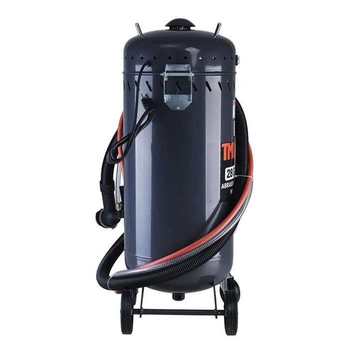 TMG Industrial 28 Gallon Abrasive Sandblaster w/Vacuum, 1200W, 22 CFM, 125-lb Capacity, TMG-ABC28