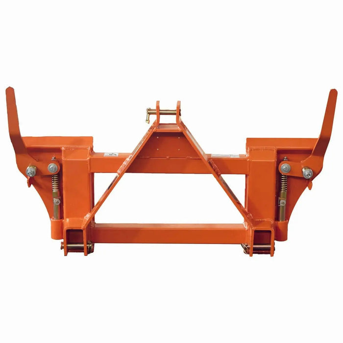 3-Point CAT1 to Universal Quick Attach Adapter Skid Steers, 2200 Lb Capacity, 3-Point Hitch Connection, TMG-TQS04