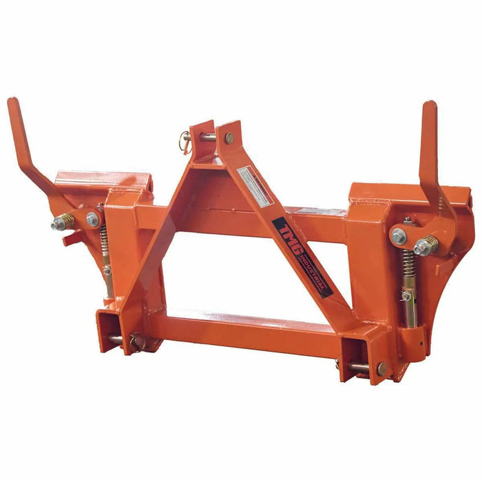 3-Point CAT1 to Universal Quick Attach Adapter Skid Steers, 2200 Lb Capacity, 3-Point Hitch Connection, TMG-TQS04