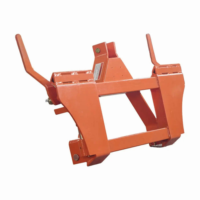 3-Point CAT1 to Universal Quick Attach Adapter Skid Steers, 2200 Lb Capacity, 3-Point Hitch Connection, TMG-TQS04