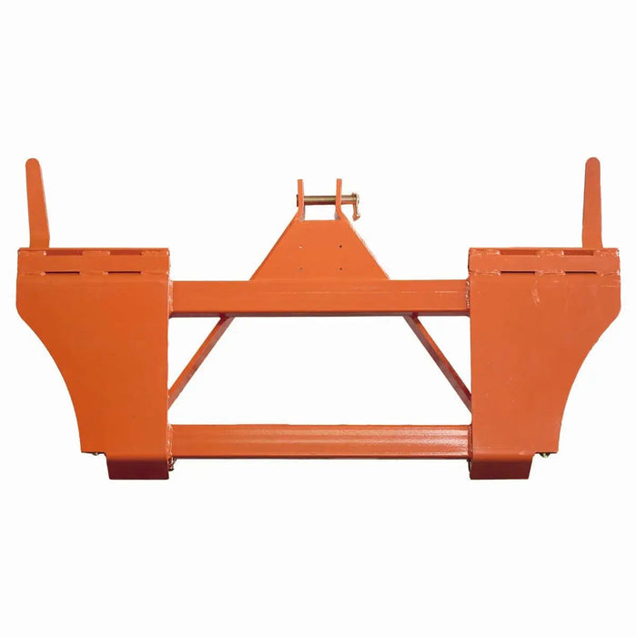 3-Point CAT1 to Universal Quick Attach Adapter Skid Steers, 2200 Lb Capacity, 3-Point Hitch Connection, TMG-TQS04