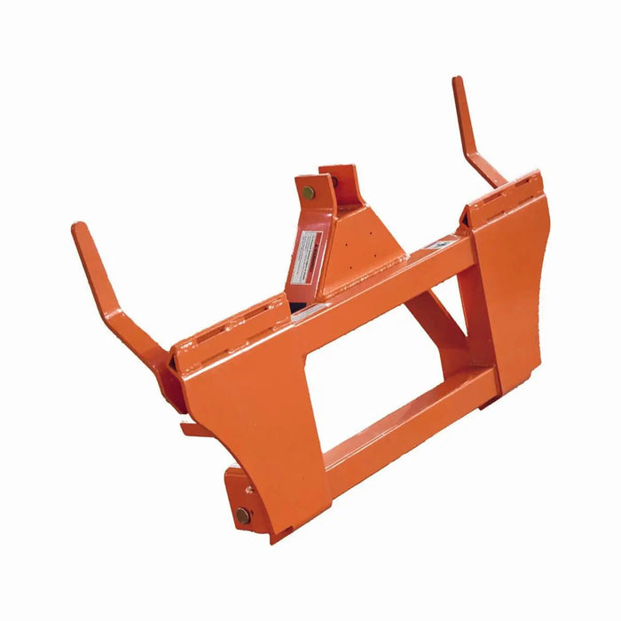 3-Point CAT1 to Universal Quick Attach Adapter Skid Steers, 2200 Lb Capacity, 3-Point Hitch Connection, TMG-TQS04