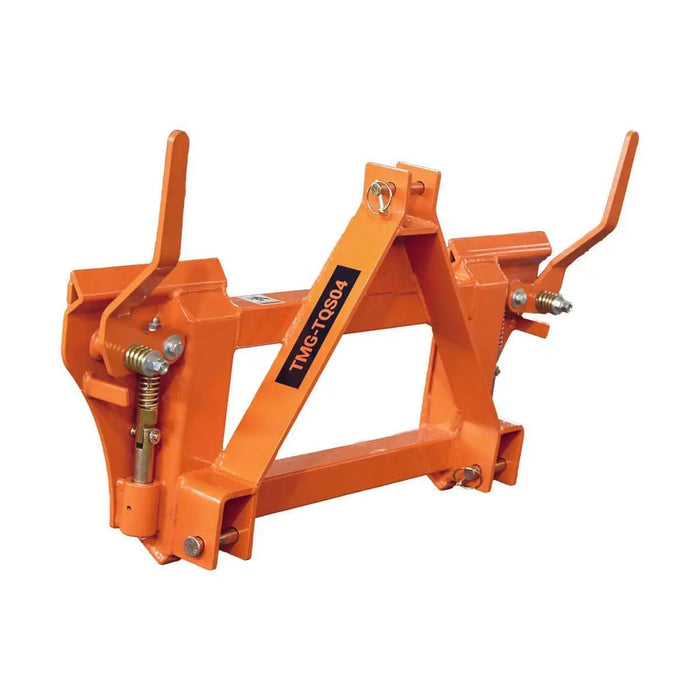 3-Point CAT1 to Universal Quick Attach Adapter Skid Steers, 2200 Lb Capacity, 3-Point Hitch Connection, TMG-TQS04