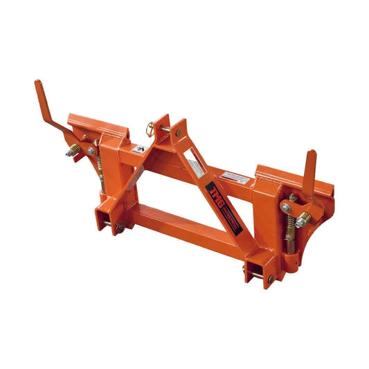 3-Point CAT1 to Universal Quick Attach Adapter Skid Steers, 2200 Lb Capacity, 3-Point Hitch Connection, TMG-TQS04