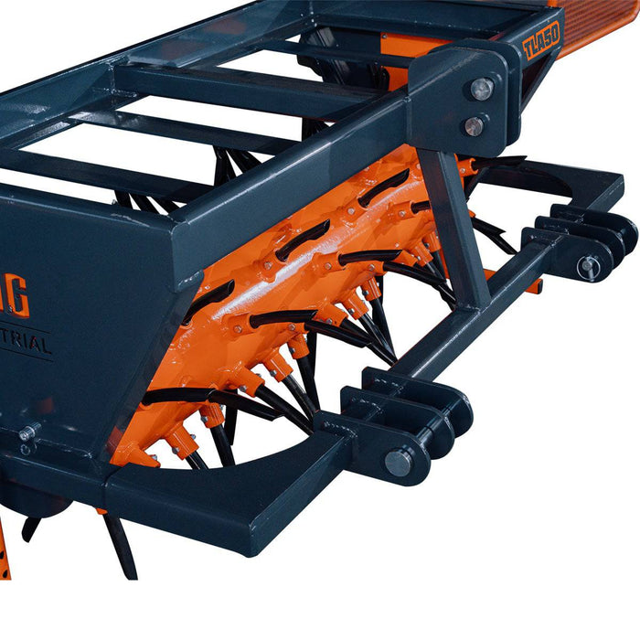 3 Point Hitch Drum Plug Aerator, 50" Working Width, Cat 1 & Cat 2 Tractors, 5" Plug Length, TMG-TLA50