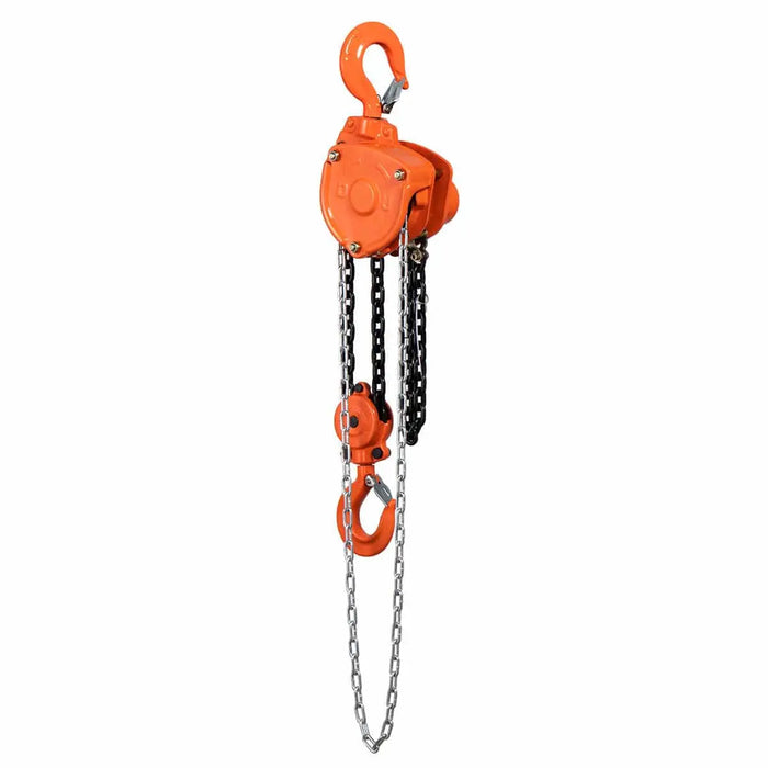TMG Industrial 3 Ton 10' Lift Chain Hoist, 360° Swivel Hook, ASME B30.16, TMG-AHC3