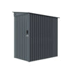 3’ x 6’ Galvanized Metal Pent Shed, 29 GA Corrugated Metal, 75" Upper edge, TMG-MS0306