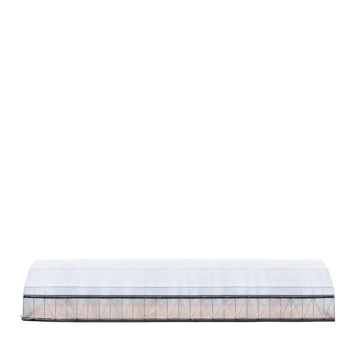 TMG Industrial 30’ x 120’ Tunnel Greenhouse Grow Tent w/6 Mil Clear EVA Plastic Film, Cold Frame, Hand Crank Roll-Up Sides, Peak Ceiling Roof, TMG-GH30120