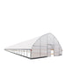 TMG Industrial 30’ x 120’ Tunnel Greenhouse Grow Tent w/6 Mil Clear EVA Plastic Film, Cold Frame, Hand Crank Roll-Up Sides, Peak Ceiling Roof, TMG-GH30120