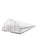 TMG Industrial 30’ x 120’ Tunnel Greenhouse Grow Tent w/6 Mil Clear EVA Plastic Film, Cold Frame, Hand Crank Roll-Up Sides, Peak Ceiling Roof, TMG-GH30120