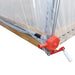 TMG Industrial 30’ x 150’ Tunnel Greenhouse Grow Tent w/6 Mil Clear EVA Plastic Film, Cold Frame, Hand Crank Roll-Up Sides, Peak Ceiling Roof, TMG-GH30150-O