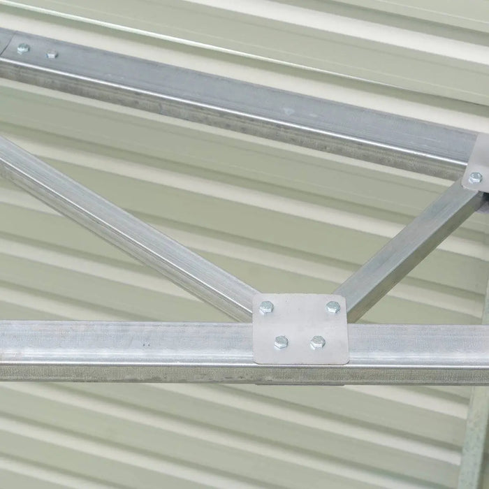 TMG Industrial 30’ x 40’ Metal Garage Shed with 11' High Double Front Doors, 17’ Peak Height, Side Entry Door, 1260 Sq-Ft Floor Space, TMG-MS3040