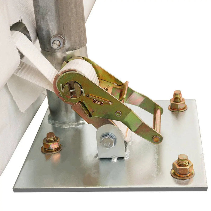 30' x 40' Peak Ceiling Storage Shelter with Heavy Duty 17 oz PVC Cover & Drive Through Doors, TMG-ST3040V