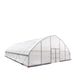 TMG Industrial 30’ x 40’ Tunnel Greenhouse Grow Tent w/6 Mil Clear EVA Plastic Film, Cold Frame, Hand Crank Roll-Up Sides, Peak Ceiling Roof, TMG-GH3040