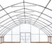 TMG Industrial 30’ x 50’ Tunnel Greenhouse Grow Tent w/6 Mil Clear EVA Plastic Film, Cold Frame, Hand Crank Roll-Up Sides, Peak Ceiling Roof, TMG-GH3050