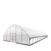 TMG Industrial 30’ x 80’ Tunnel Greenhouse Grow Tent w/6 Mil Clear EVA Plastic Film, Cold Frame, Hand Crank Roll-Up Sides, Peak Ceiling Roof, TMG-GH3080