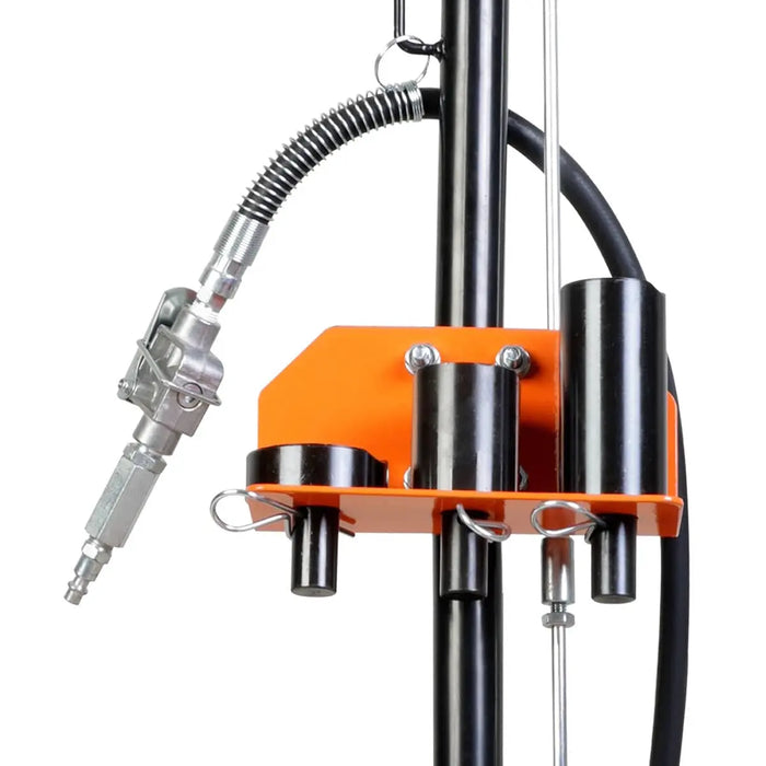 TMG Industrial 35 Ton (77,000 lb) Professional Air Hydraulic Axle Jack, Pneumatic Control, Double Springs, 19” Lift Height, TMG-AJX35