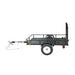 TMG Industrial 4’ x 6’ Single Axle Utility Trailer, 1580 Lb Payload Capacity, Robust Construction, 2” Coupler, TMG-UT46