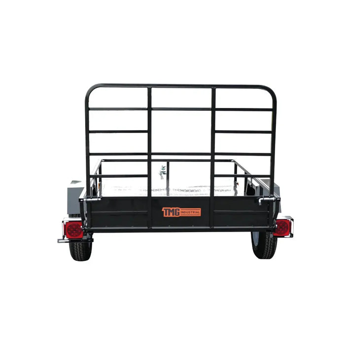 TMG Industrial 4’ x 6’ Single Axle Utility Trailer, 1580 Lb Payload Capacity, Robust Construction, 2” Coupler, TMG-UT46