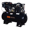 40 Gallon Skid Mount Gas Air Compressor, 2-Stage Belt Drive, 9 HP Engine, horizontal Tank TMG-GAC40